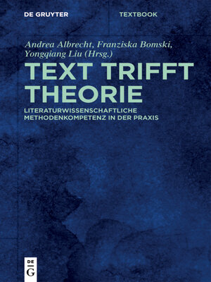 cover image of Text trifft Theorie